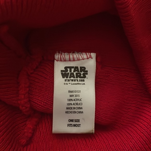 Red Star Wars beanie - Picture 2 of 2